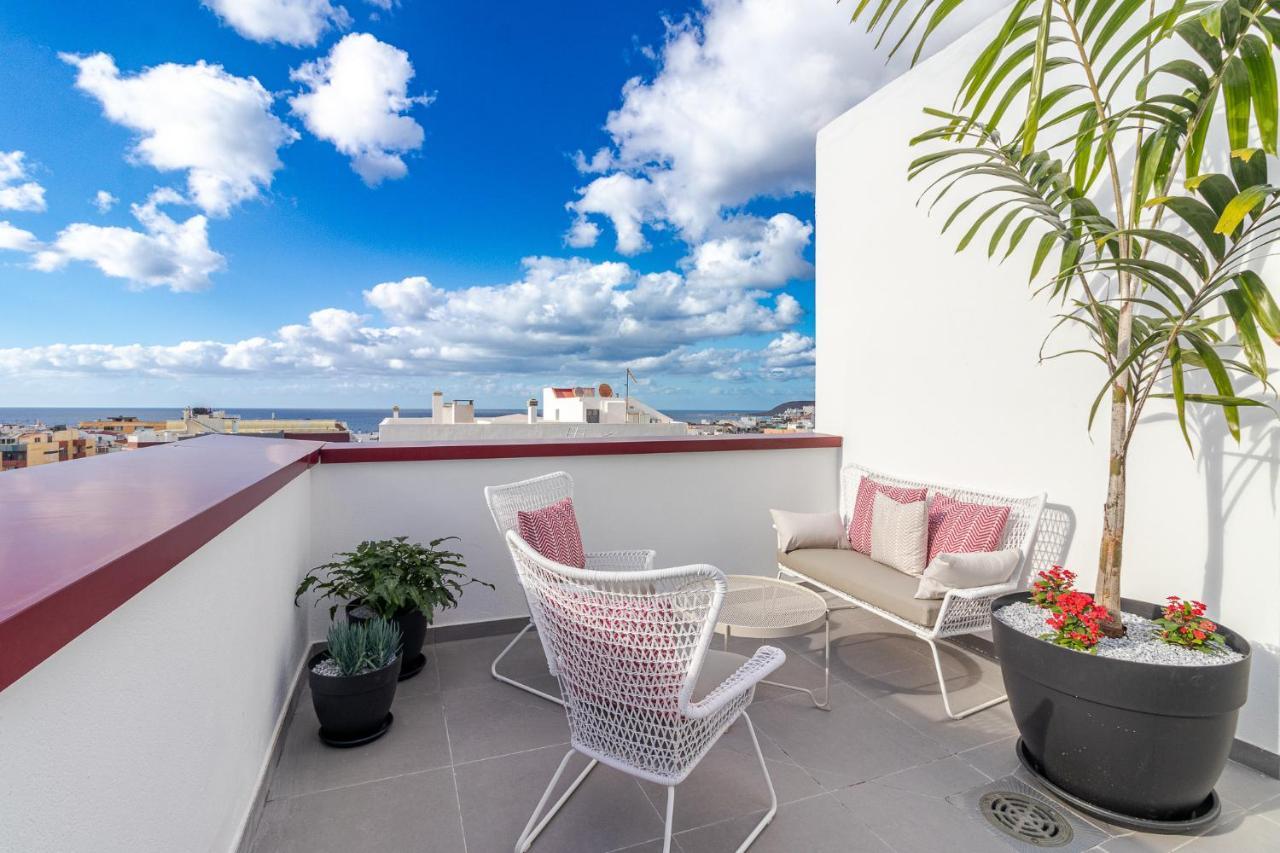 Flatguest Viriato - Wifi - Ac - Terraza Compartida Leilighet Las Palmas de Gran Canaria Eksteriør bilde