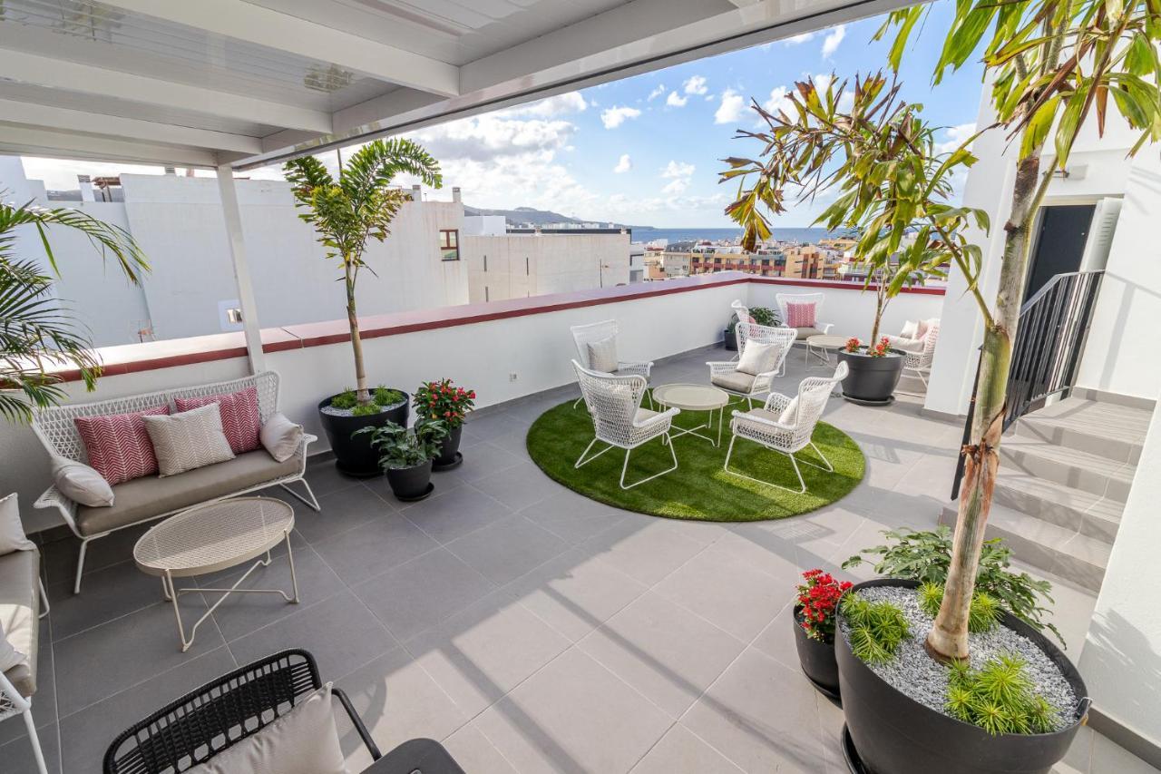 Flatguest Viriato - Wifi - Ac - Terraza Compartida Leilighet Las Palmas de Gran Canaria Eksteriør bilde
